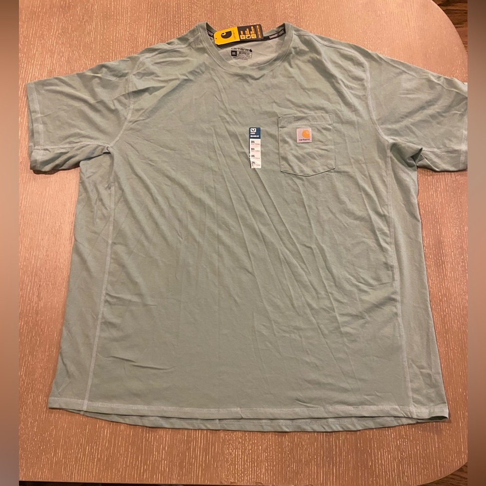 Carhartt Men's Force Relaxed Fit Midweight Short-Sleeve Pocket T-Shirt 3XL Green